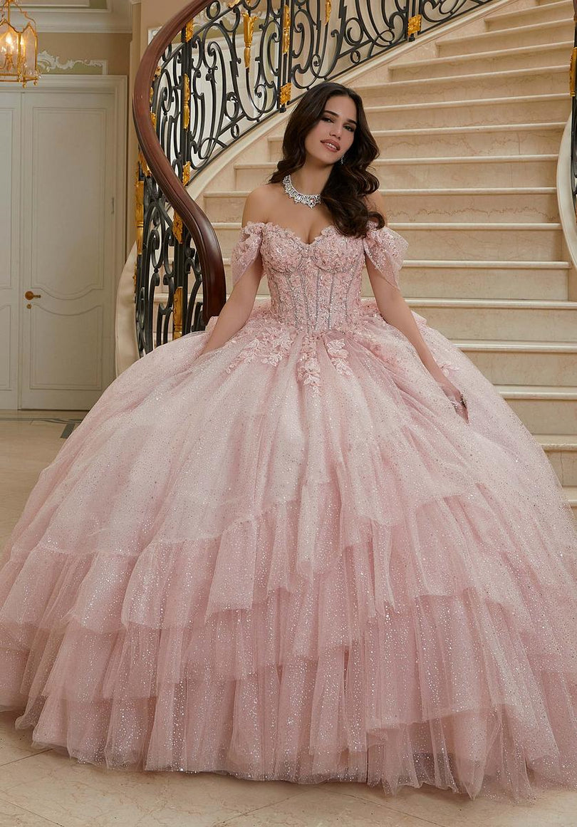 Vizcaya by Morilee Corset Sparkle Quince Dress 89483 Vizcaya by Morilee Corset Sparkle Quince Dress 89483