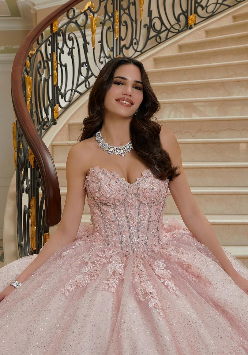 Vizcaya by Morilee Corset Sparkle Quince Dress 89483 Vizcaya by Morilee Corset Sparkle Quince Dress 89483