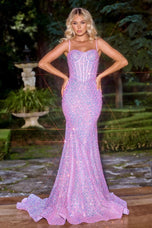 Portia and Scarlett Corset Beaded Prom Dress PS22036