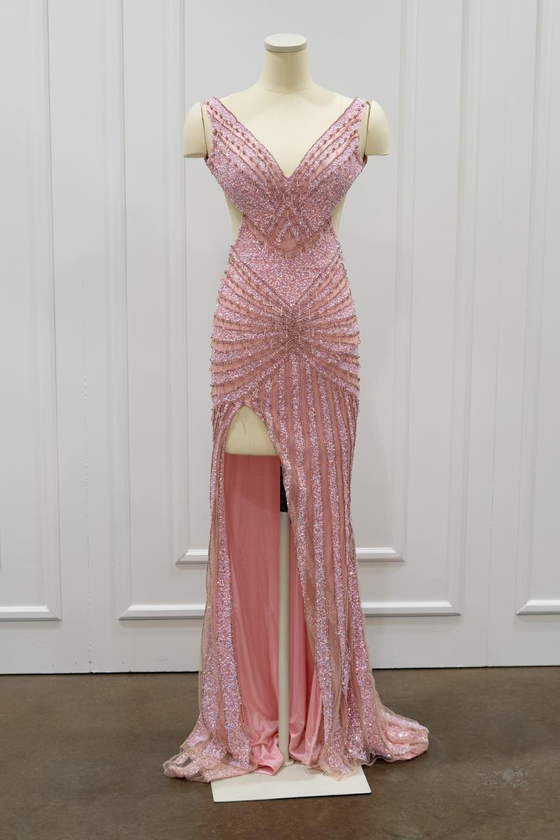 Portia & Scarlett Couture Open Back Prom Dress PS25453C