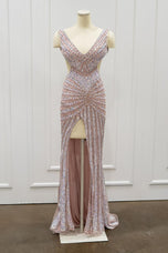 Portia & Scarlett Couture Open Back Prom Dress PS25453C
