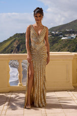 Portia & Scarlett Couture Open Back Prom Dress PS25453C