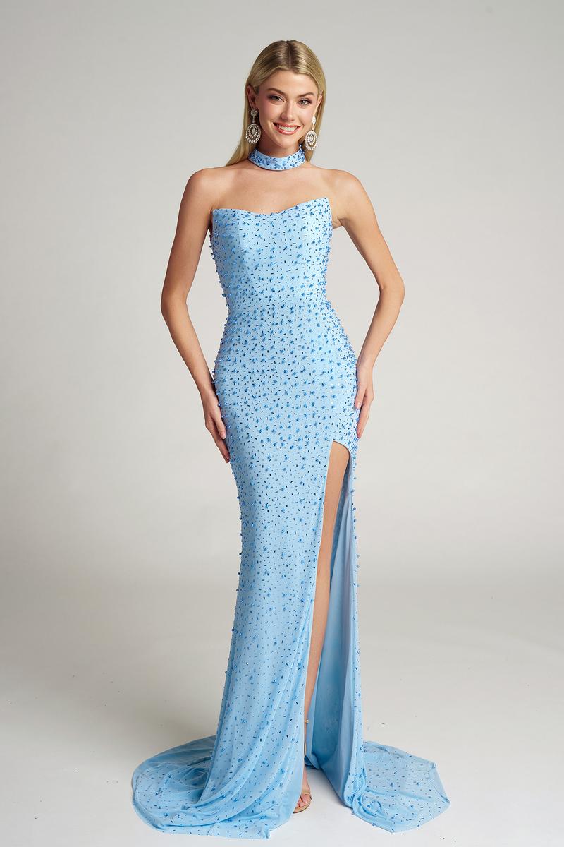 Portia & Scarlett Fitted Beaded Prom Dress PS26006