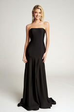 Portia and Scarlett Simple Strapless Mermaid Prom Dress PS26101