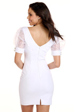 Ava Presley Cap Sleeve Short Dress 27706