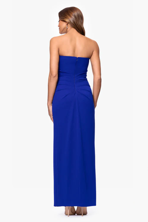 Xscape Evenings "Anne" Scuba Crepe Strapless Dress 6816X
