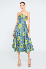 Theia Strapless Short Cocktail Dress 88113683