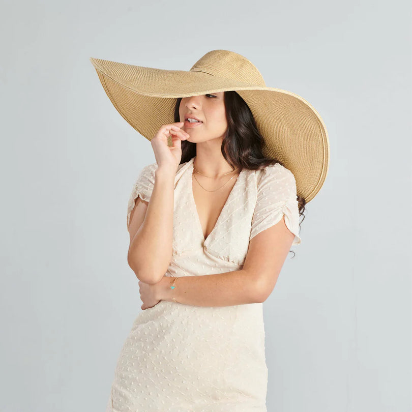San Diego Hat Company Women's Ultrabraid XL Brim Floppy Hat UBX2535