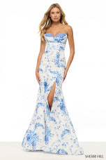 Sherri Hill Floral Mermaid Prom Dress 57577