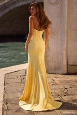 Sherri Hill Corset Halter Hot Stone Prom Dress 57617 - B