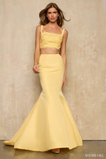 Sherri Hill Two Piece Lace Mermaid Prom Dress 57623