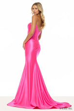 Sherri Hill  Satin Corset Prom Dress 57644