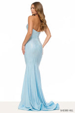 Sherri Hill Strapless Keyhole Hot Stone Prom Dress 57648