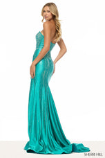Sherri Hill Strapless Hot Fix Prom Dress 57657