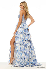 Sherri Hill Illusion Corset Prom Dress 57662