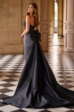 Sherri Hill Corset Bow Back Prom Dress 57671