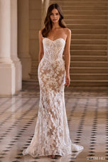 Sherri Hill Lace Corset Prom Dress 57685