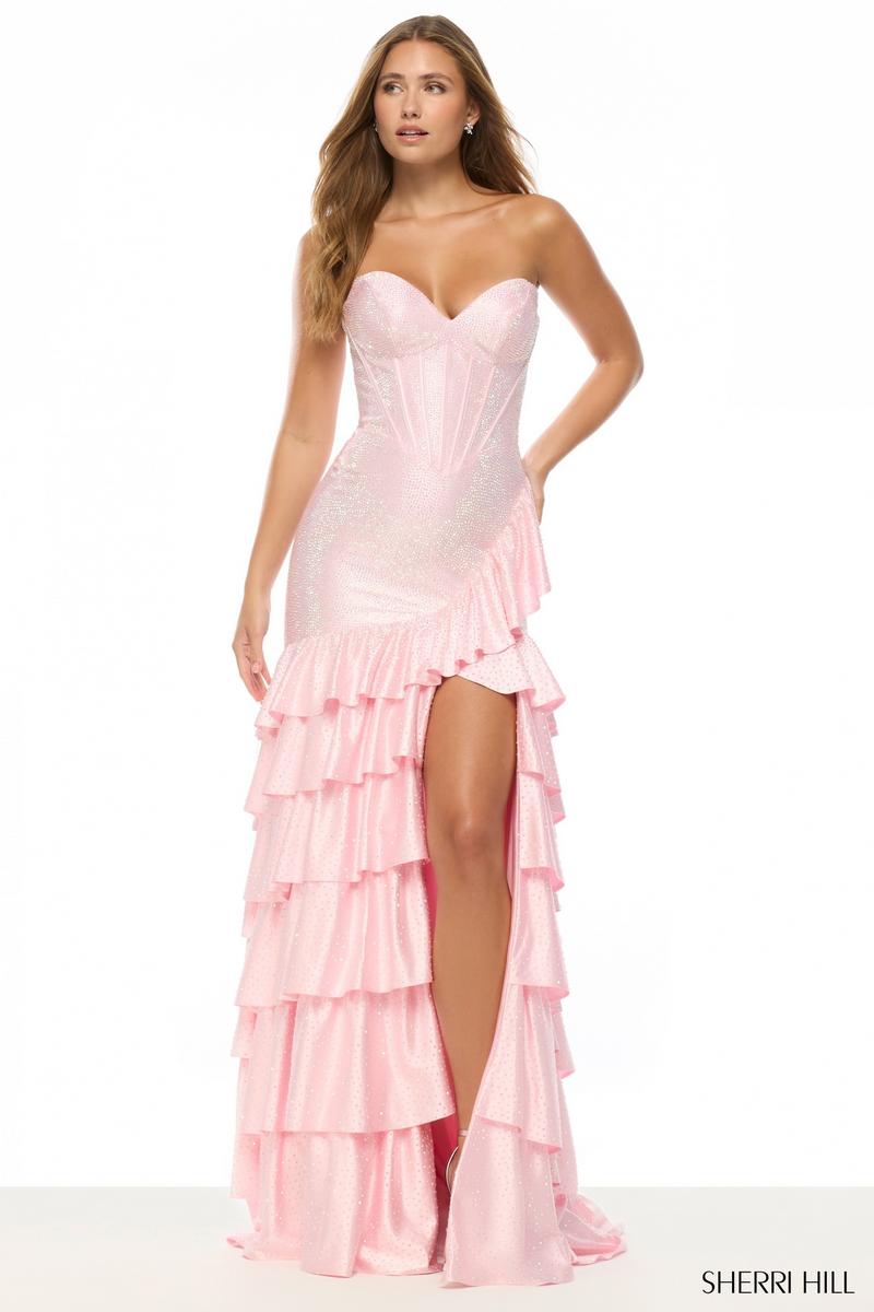 Sherri Hill Hot Stone Corset Prom Dress 57695