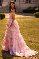 Sherri Hill Lace Corset Prom Dress 57699