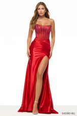 Sherri Hill Hot Fix Corset Prom Dress 57707
