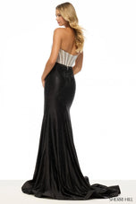 Sherri Hill Illusion Hot Fix Prom Dress 57709