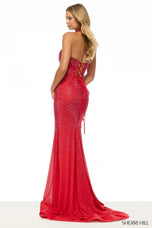 Sherri Hill High Neck Hot Stone Prom Dress 57711