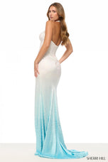 Sherri Hill Halter Ombre Prom Dress 57712
