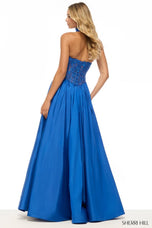 Sherri Hill Illusion Lace Corset Prom Dress 57715