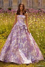 Sherri Hill Drop Waist Brocade Prom Dress 57730