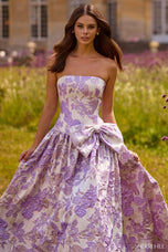 Sherri Hill Drop Waist Brocade Prom Dress 57730