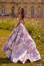 Sherri Hill Drop Waist Brocade Prom Dress 57730