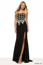 Sherri Hill Bow Embellished Prom Dress 57732