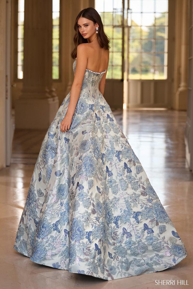 slim fit dress slacks Buy dress style № 55512 designed by SherriHill main image 1