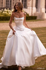 Sherri Hill Simple Corset Ball Gown Dress 57742