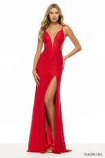 Sherri Hill Hot Fix Lace Prom Dress 57744