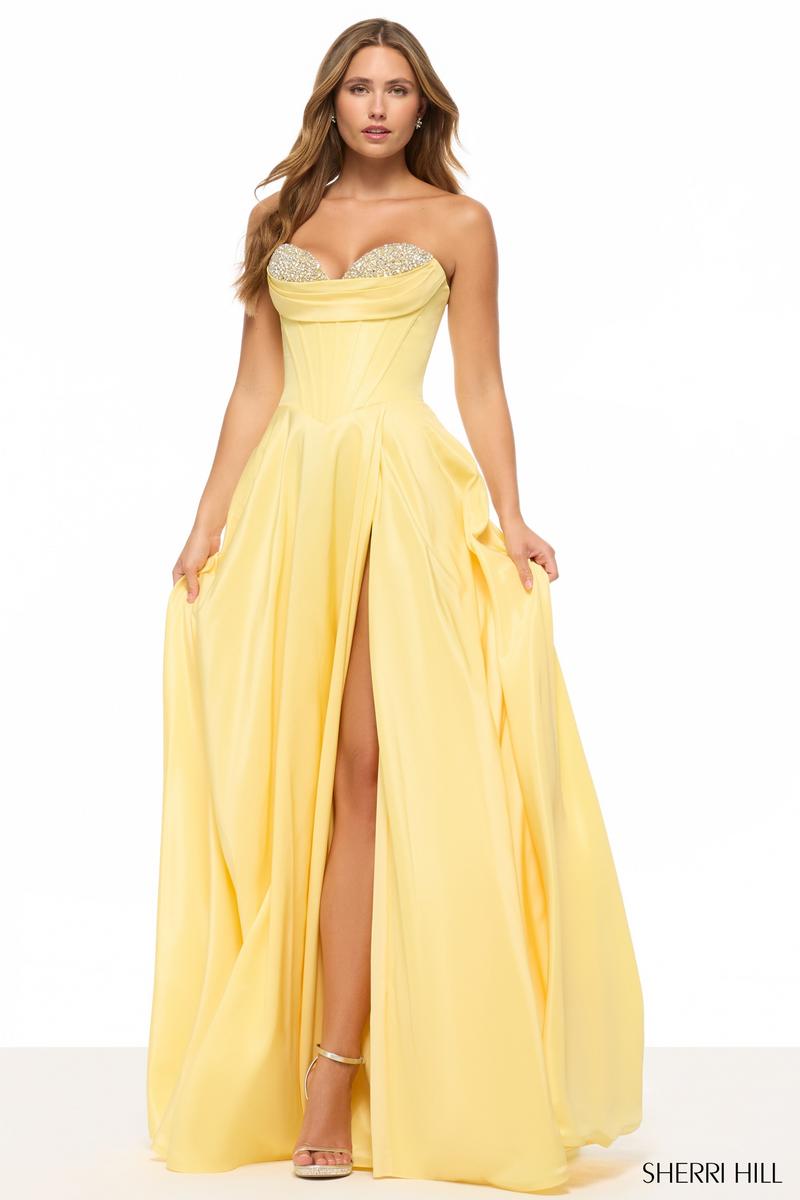 Sherri Hill Embellished Corset Prom Dress 57747