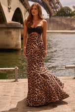 Sherri Hill Fitted Mermaid Leopard Prom Dress 57765