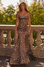Sherri Hill Mermaid Cheetah Print Prom Dress 57766