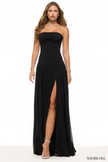 Sherri Hill Drop Waist Mesh Prom Dress 57806