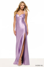 Sherri Hill Tight Satin Prom Dress 57817