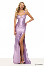 Sherri Hill Tight Satin Prom Dress 57817