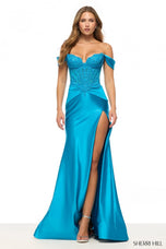 Sherri Hill Lace Corset Prom Dress 57823
