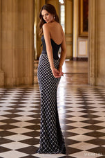 Sherri Hill Strapless Pearl Beaded Prom Dress 57829