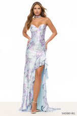 Sherri Strapless Ruffle Corset Prom Dress 57857