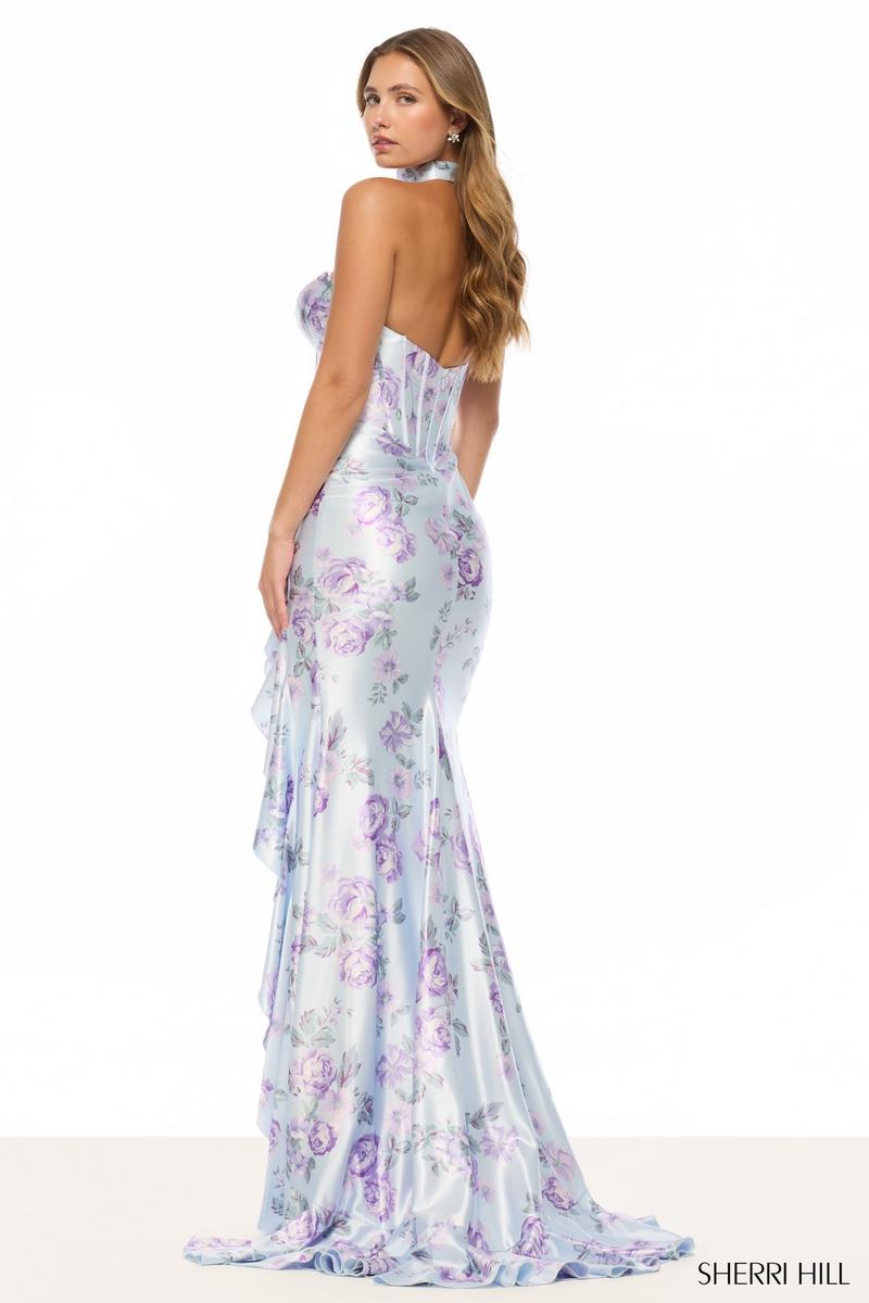 Sherri Strapless Ruffle Corset Prom Dress 57857