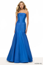 Sherri Hill Strapless Taffeta Mermaid Prom Dress 57866