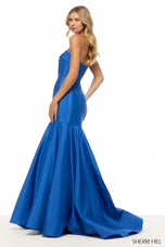 Sherri Hill Strapless Taffeta Mermaid Prom Dress 57866