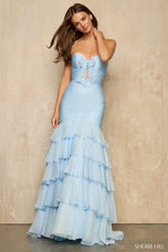 Sherri Hill Ruched Ruffle Mermaid Prom Dress 57867