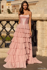 Sherri Hill Hot Fix Corset Prom Dress 57872