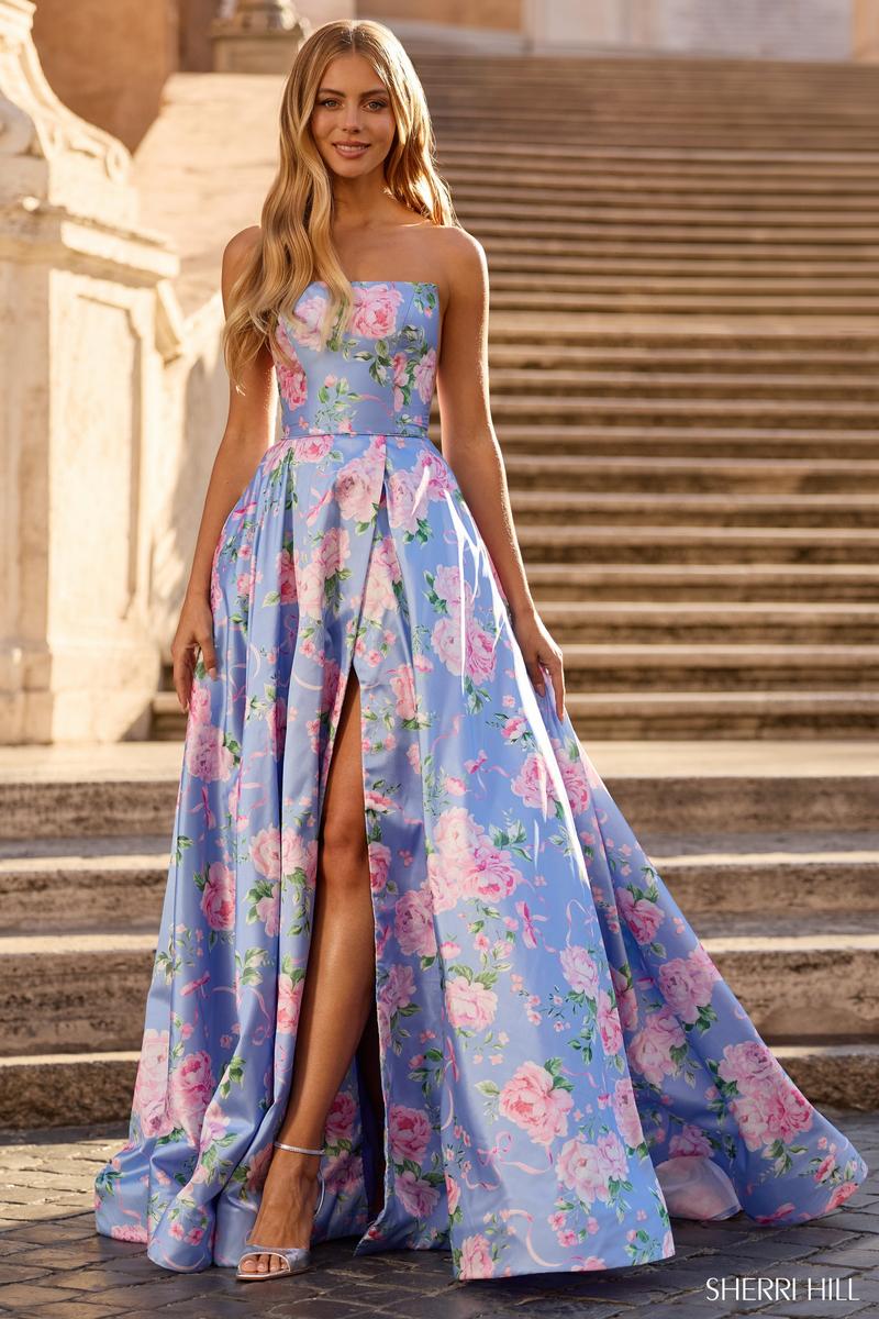 Sherri Hill Ball Gown Pocket Prom Dress 57880